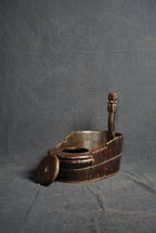 wooden basin