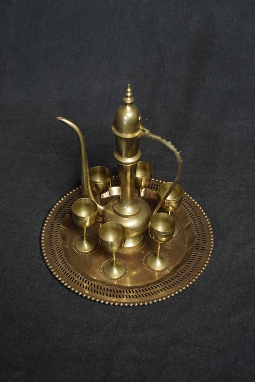 brass tea set